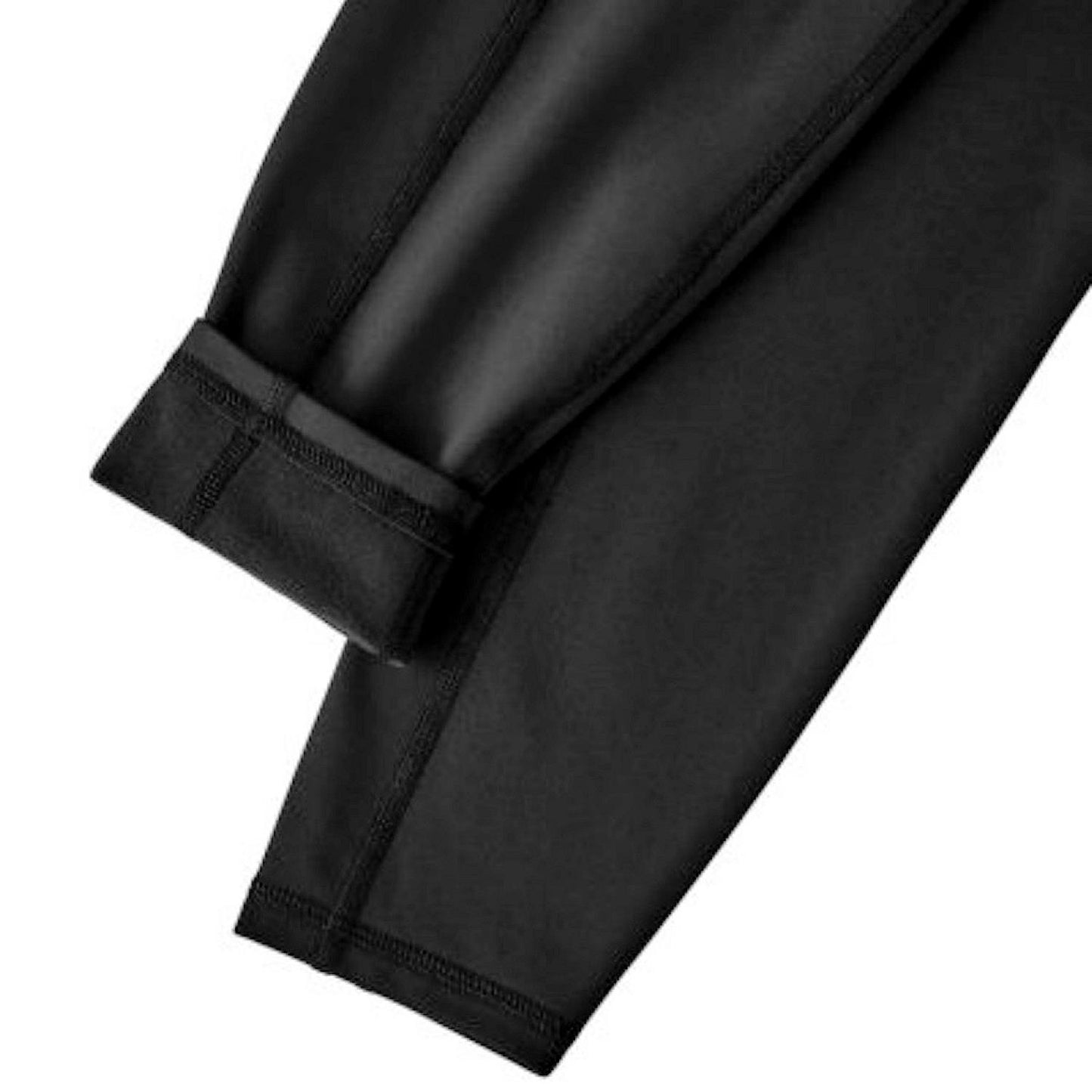 Member's Mark Women's Everyday Extra Warm High Rise Leggings Black Side Pockets M