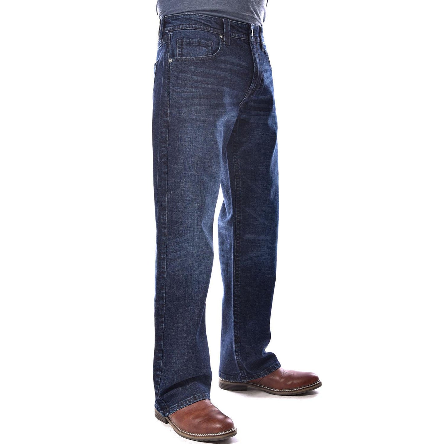 TK Axel Men's Slim Boot Stretch Jeans Dark Wash Bondi Denim Size 34 x 32 NWT $59