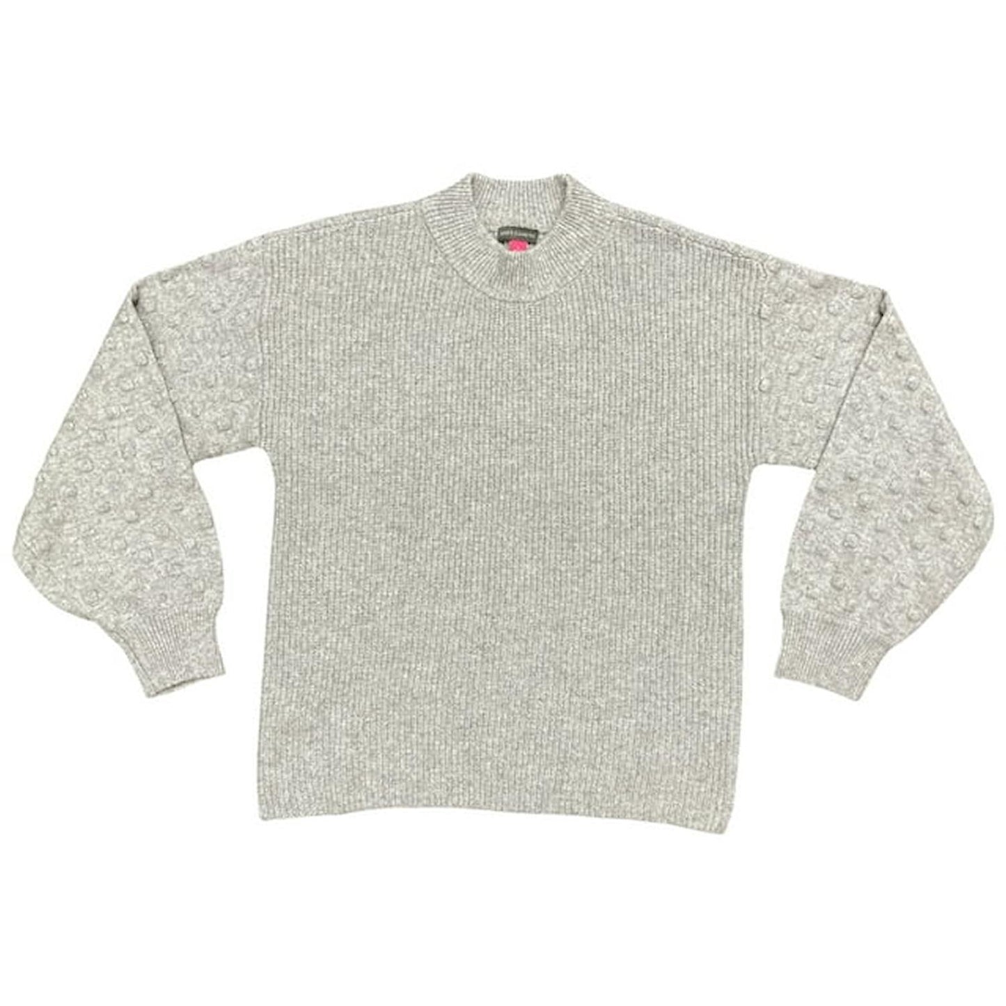 Vince Camuto Women's Bobble Stitch Sleeve Pullover Sweater