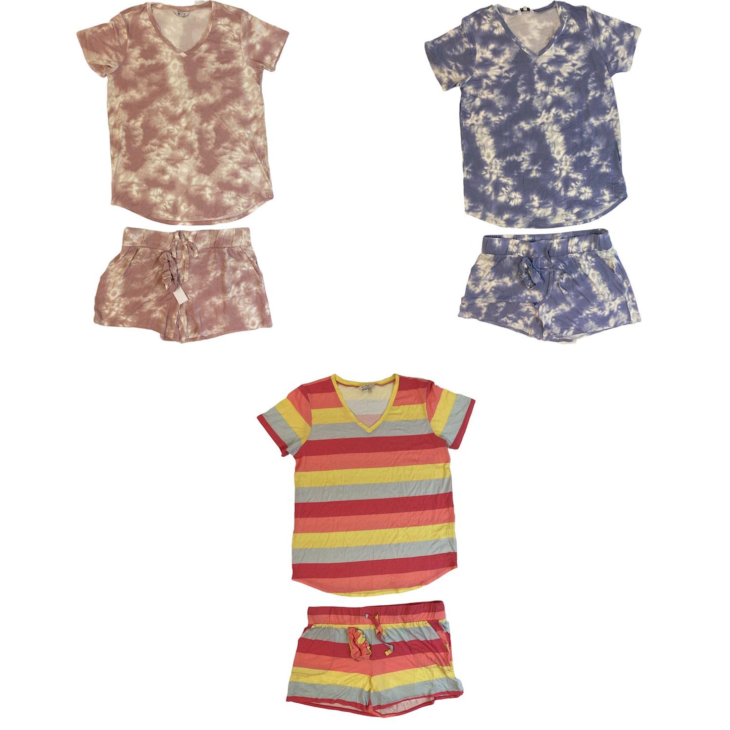 Wildfox Women's Lightweight Jersey Knit 3-Piece Short Set