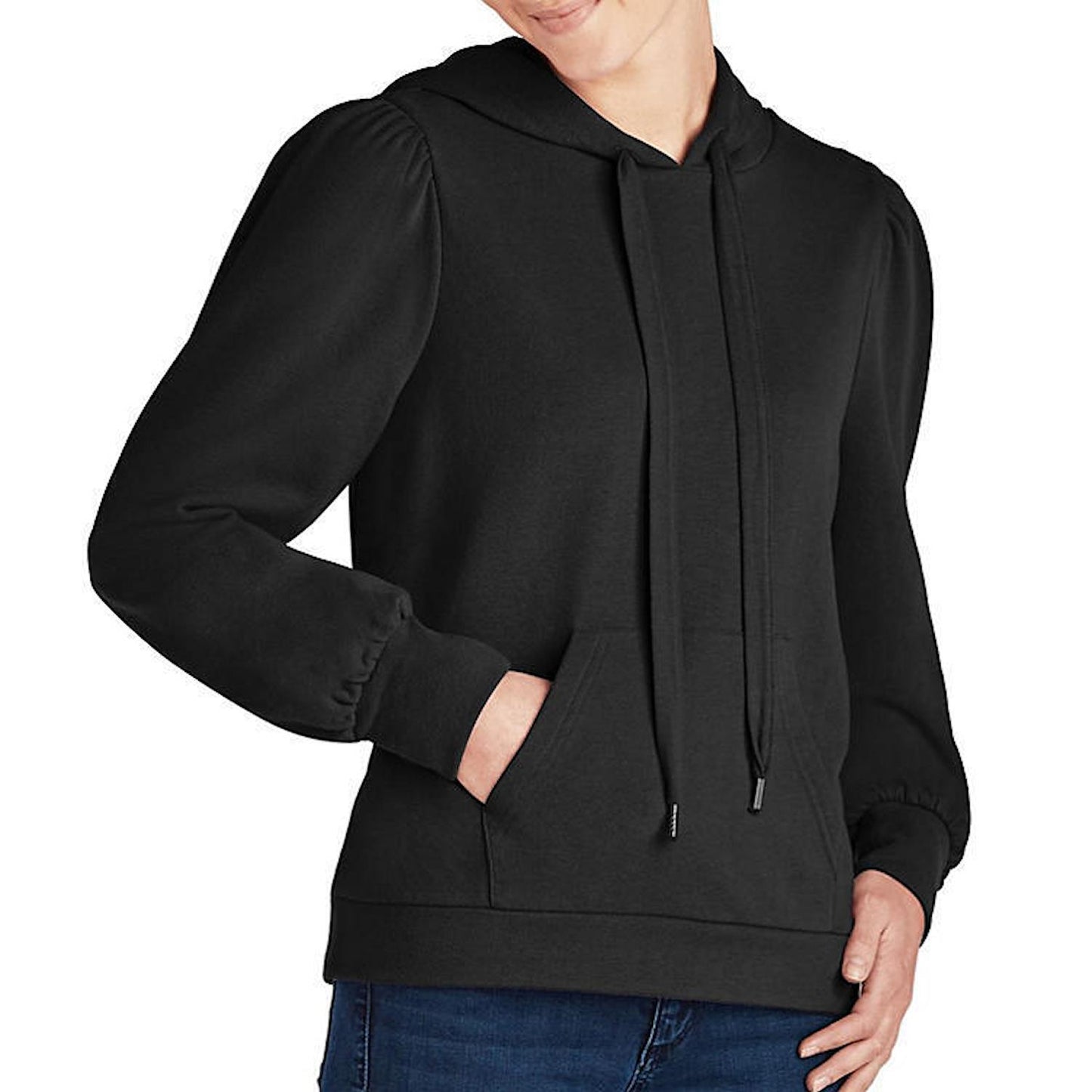 Member's Mark Ladies French Terry Puff Sleeve Fashion Hoodie