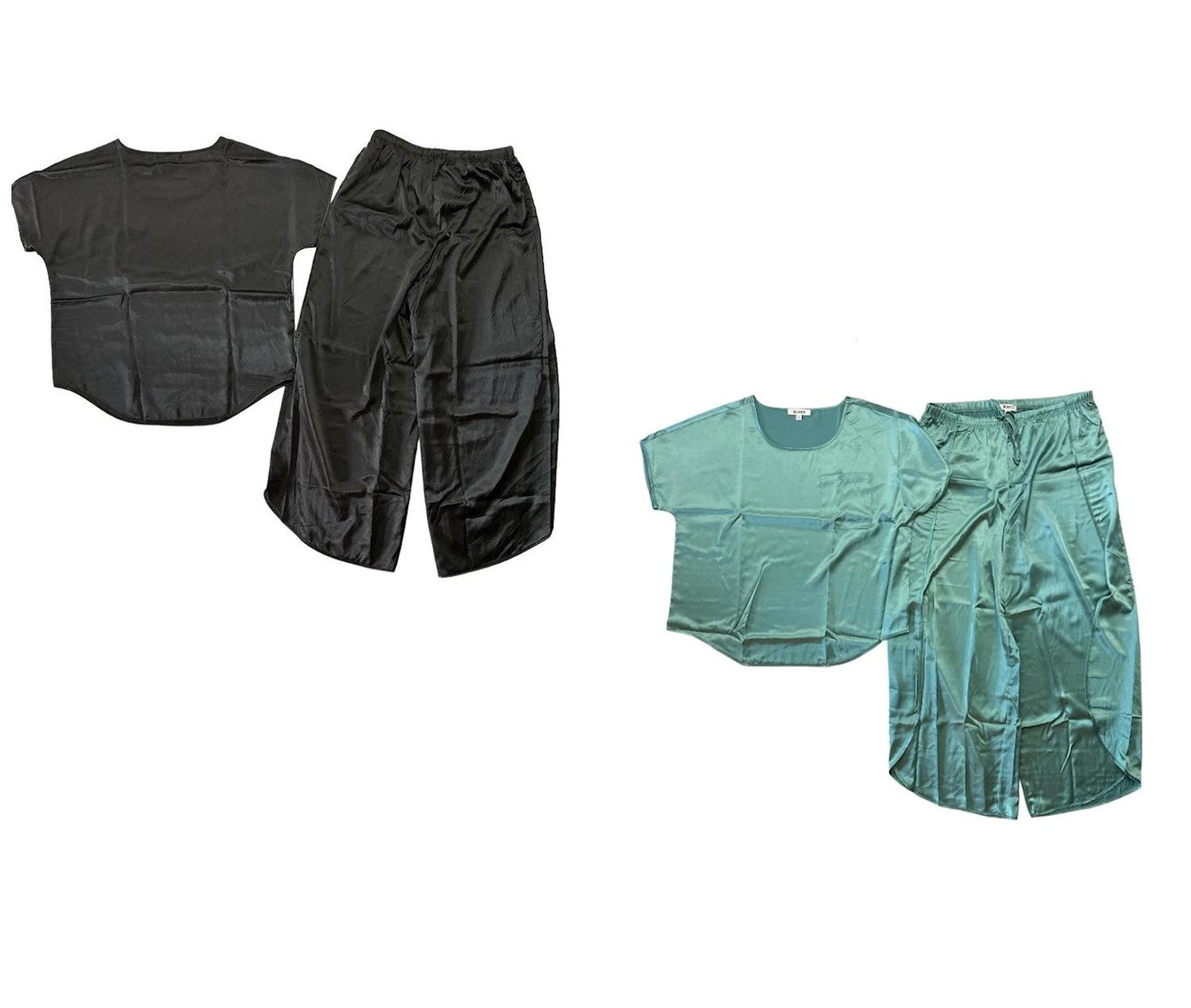 BB Dakota Steve Madden 2 Piece Silky Satin Lounge Set