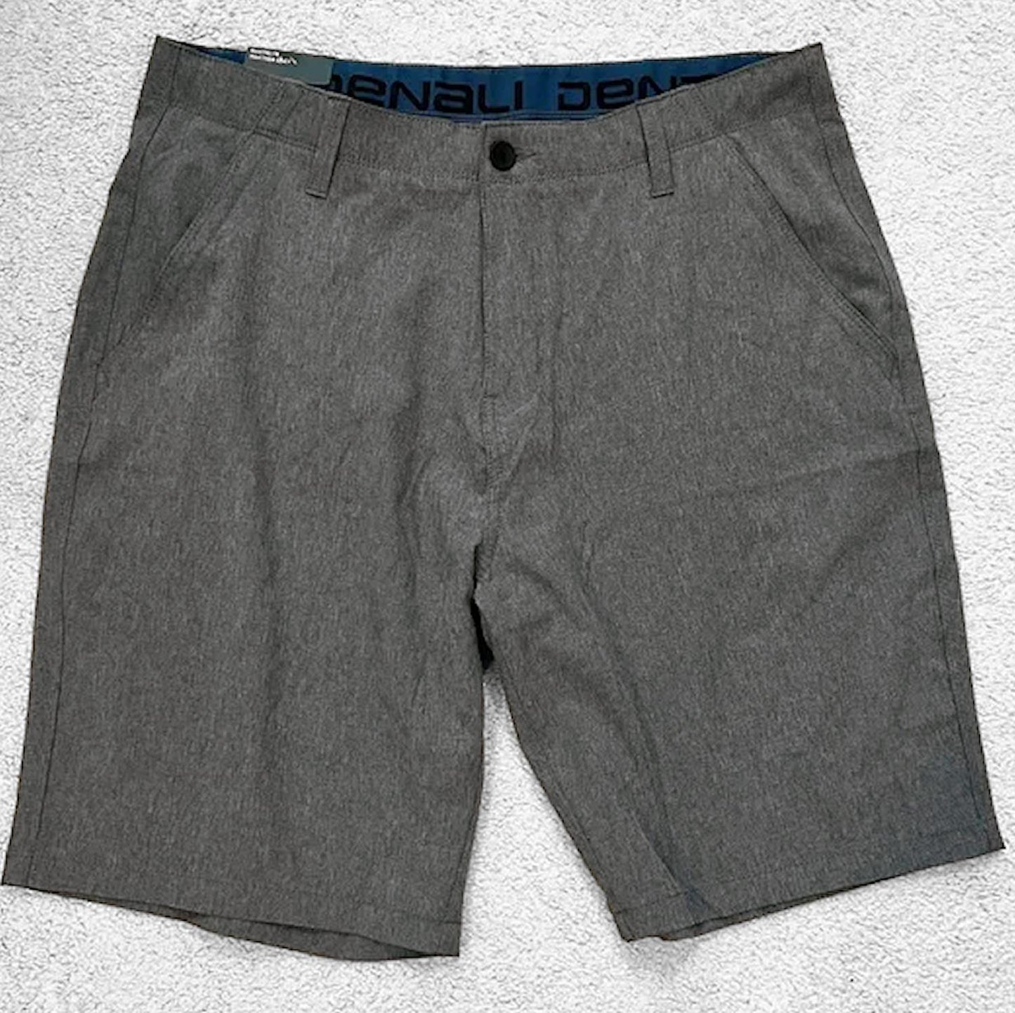 Denali Men's 4-Way Stretch Hybrid Flat Front Walk Short w/ Zip Up Hip Pocket 38