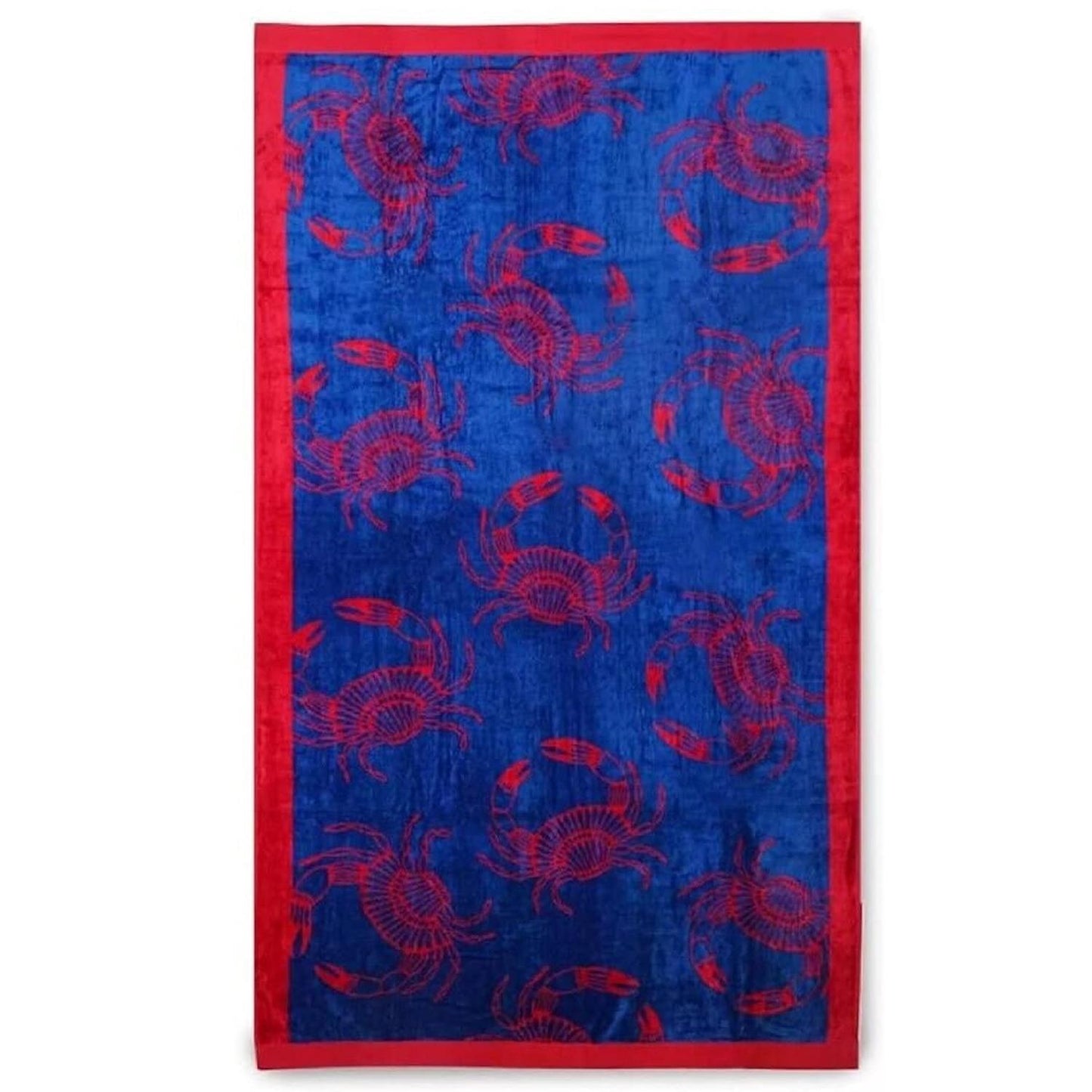 Member's Mark 100% Cotton Oversized Adult Beach Towel 40" x 72" Crustacean