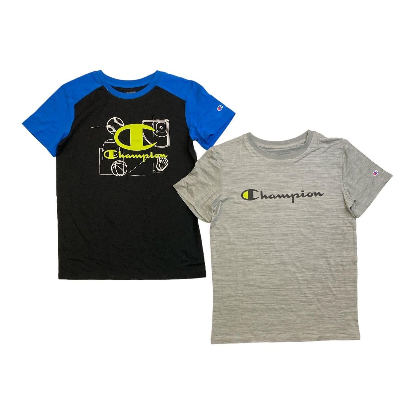 Champion Boys 2-Pack Moisture Wicking UPF 30 Soft Tagless Tees