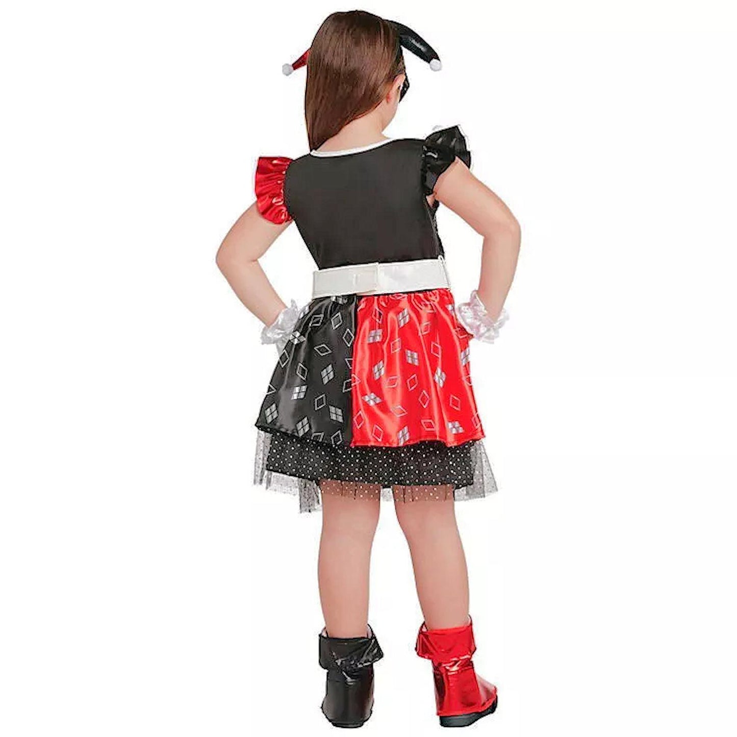 DC Comics Girls Superhero Harley Quinn Full Costume M (8-10)