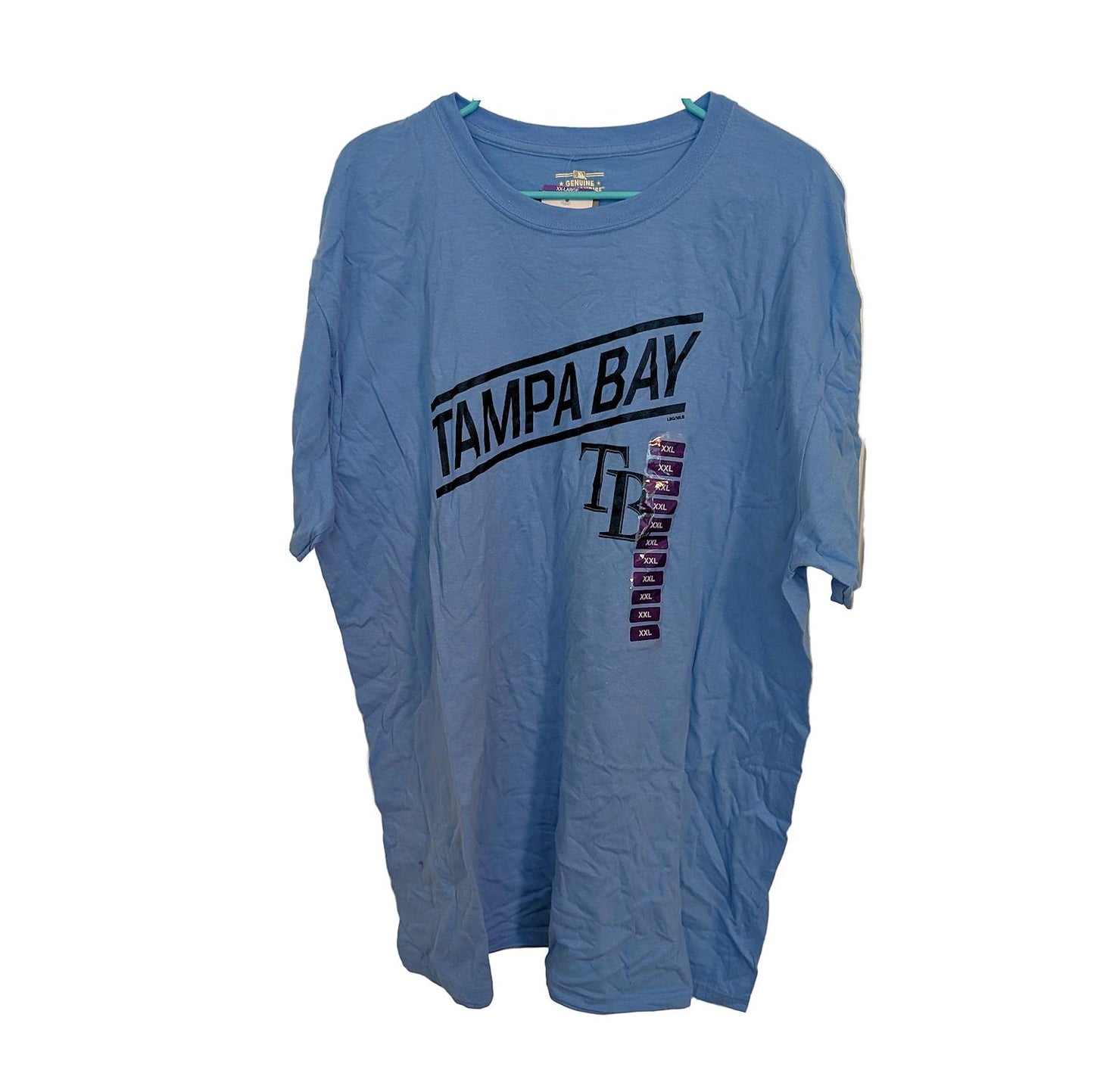 Genuine Merchandise Tampa Bay Rays Blue Logo T-Shirt