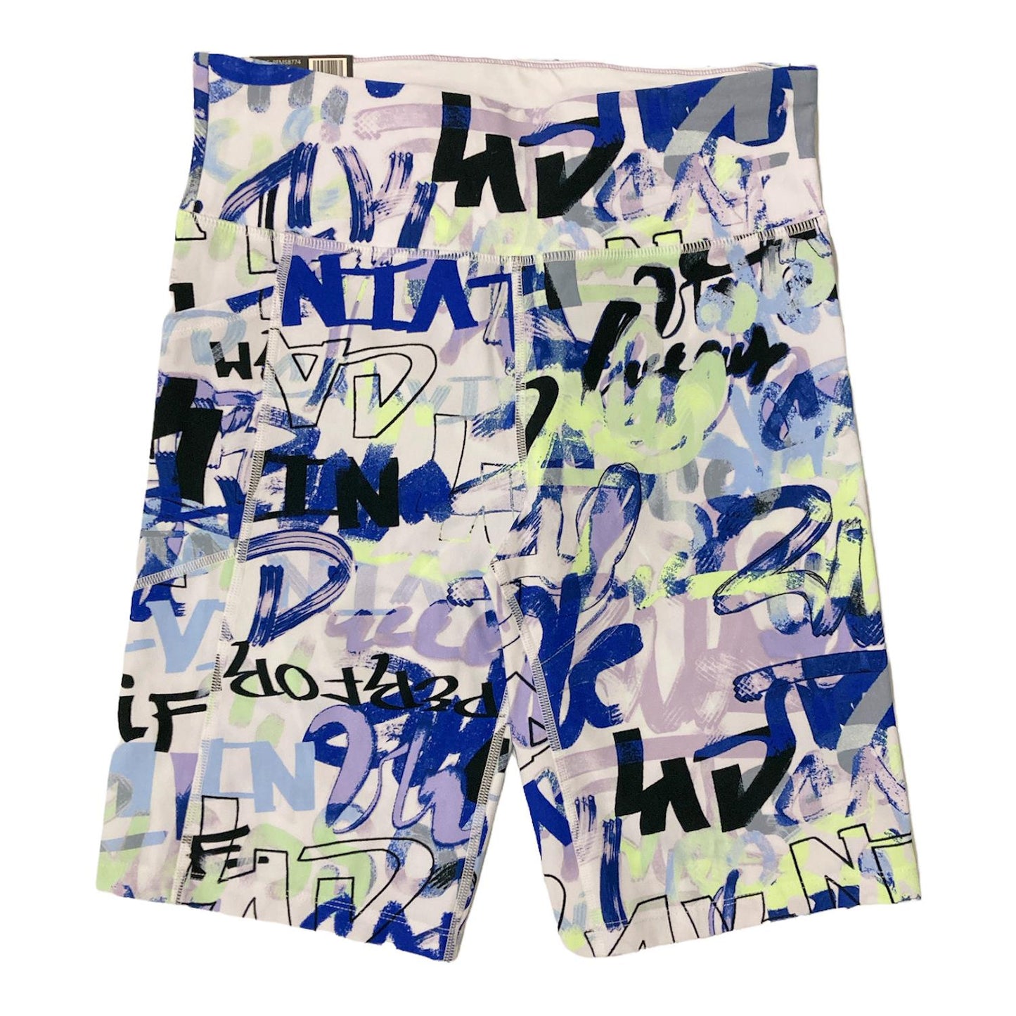 Calvin Klein Womens High Rise Fashion Print Bike Shorts