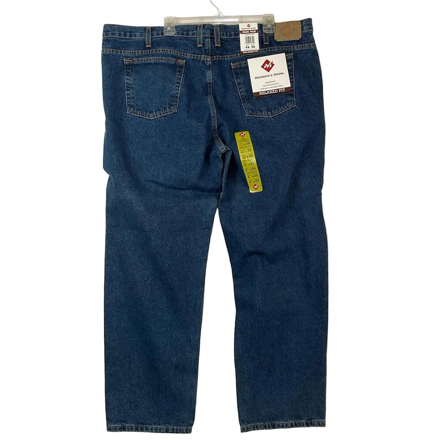 Member's Mark Men's Relaxed Fit Dark Wash Denim Jeans