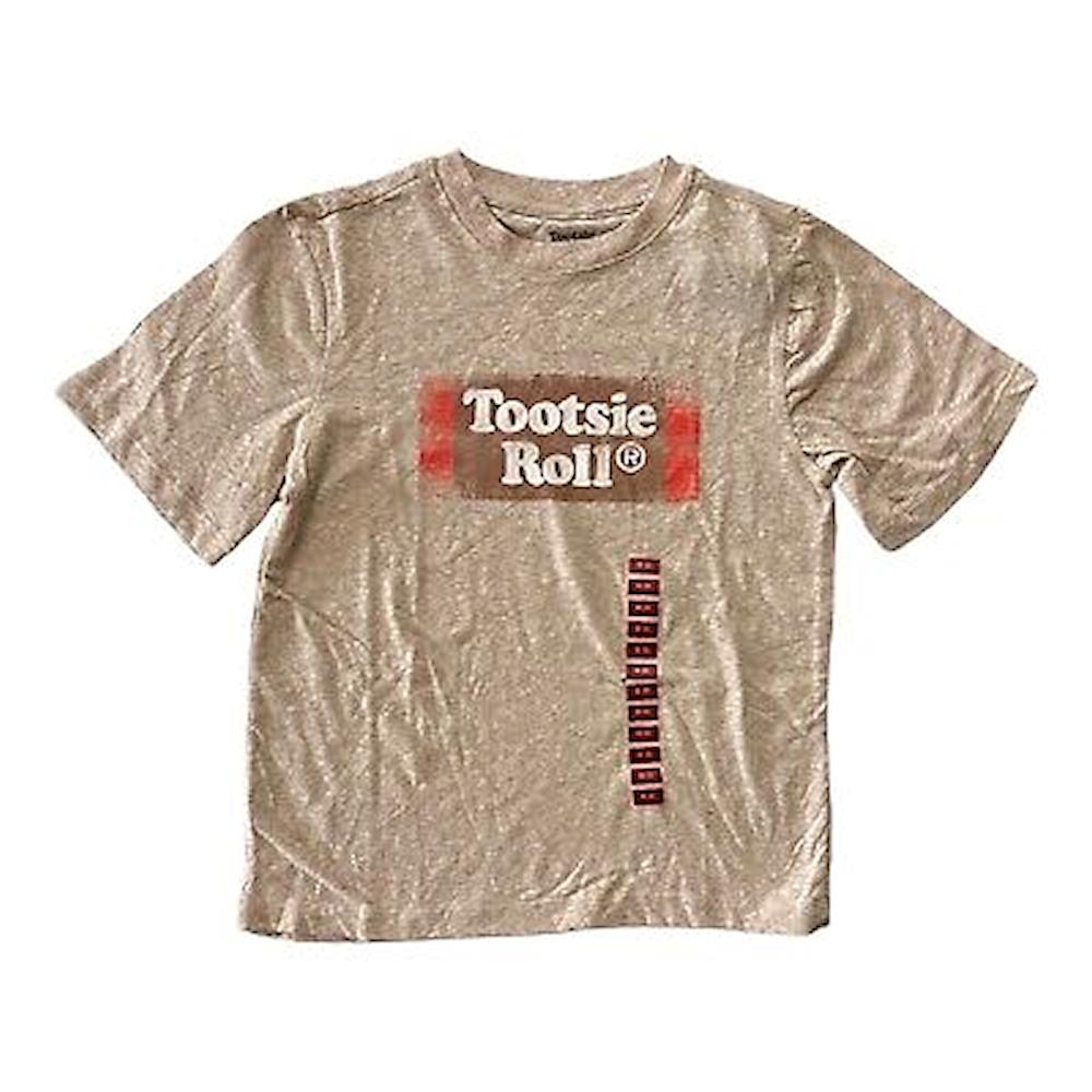 Boy's Licensed Retro Vintage Graphic Tee Short Sleeve T-Shirt Bazooka Tootsie Roll