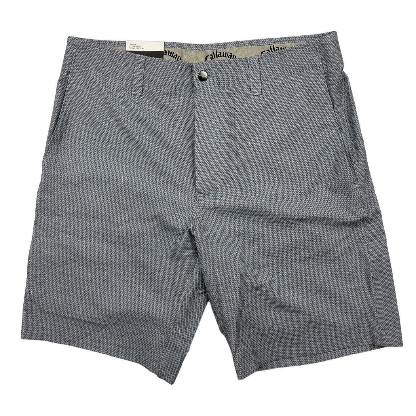 Callaway Men's Performance Flat Front Short with Active Flex Waistband Opti Dri Media Pocket