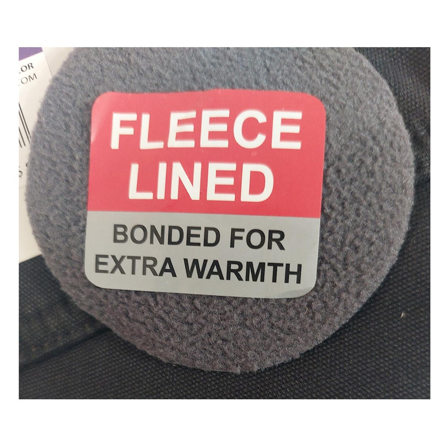 Coleman Men's Bonded Fleece Lined Tear Resistant Canvas Utility Pant Black 36x32