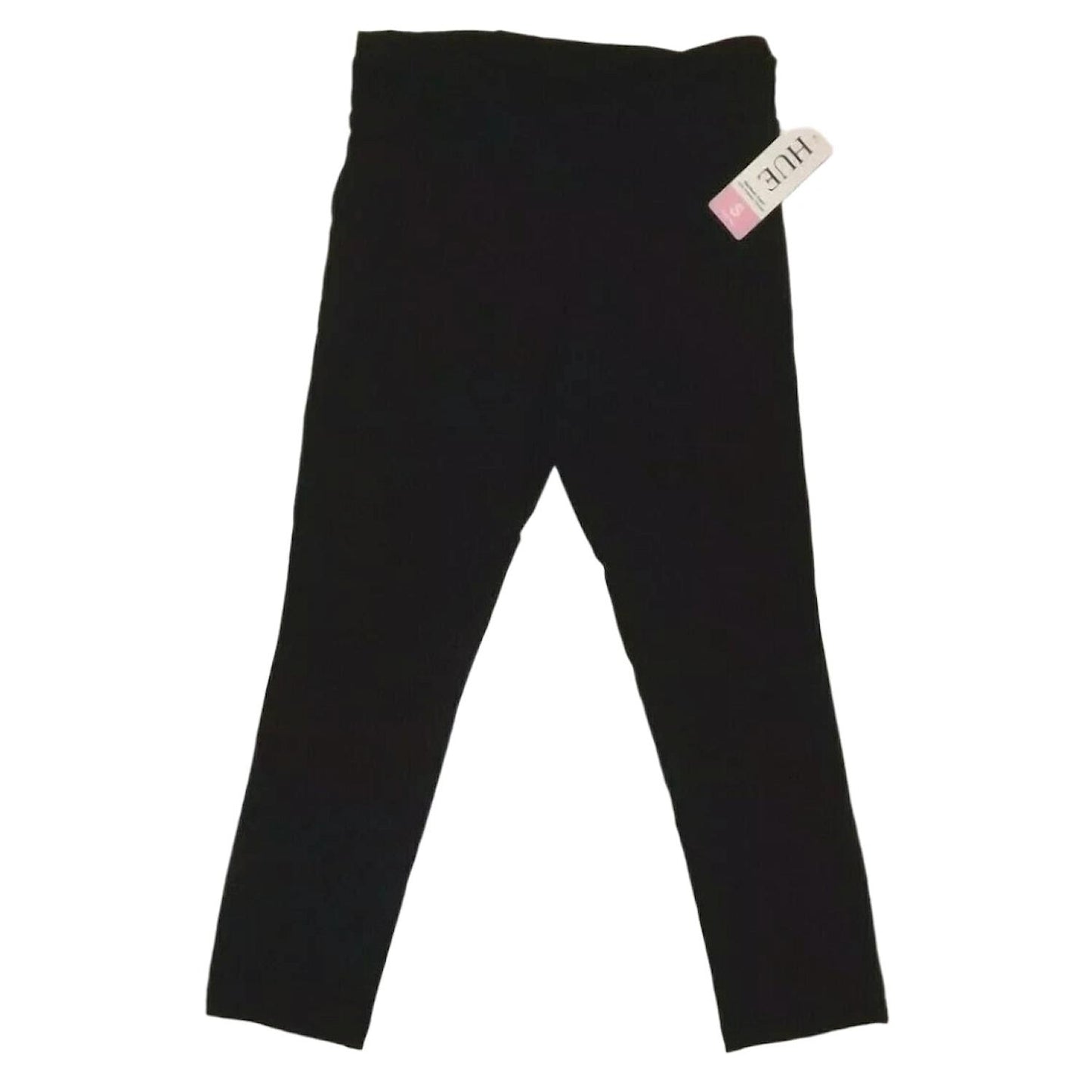 Hue Womens Size Small Blackout Capri with Hidden Pocket, Black S