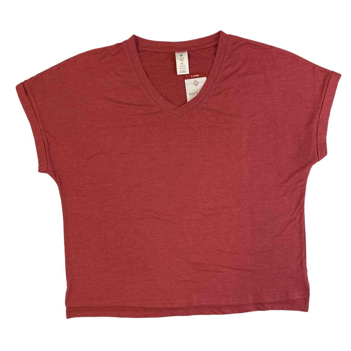 Member's Mark Women's V-Neck Favorite Soft Stretch Tee