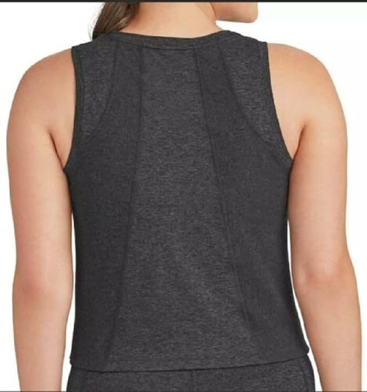 Member's Mark Women's Semi-Fitted Soft Rib Cropped Tank Top