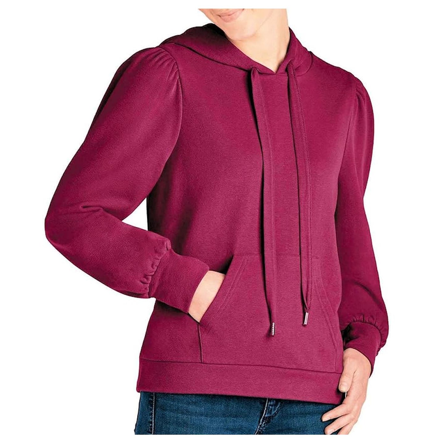 Member's Mark Ladies French Terry Puff Sleeve Fashion Hoodie