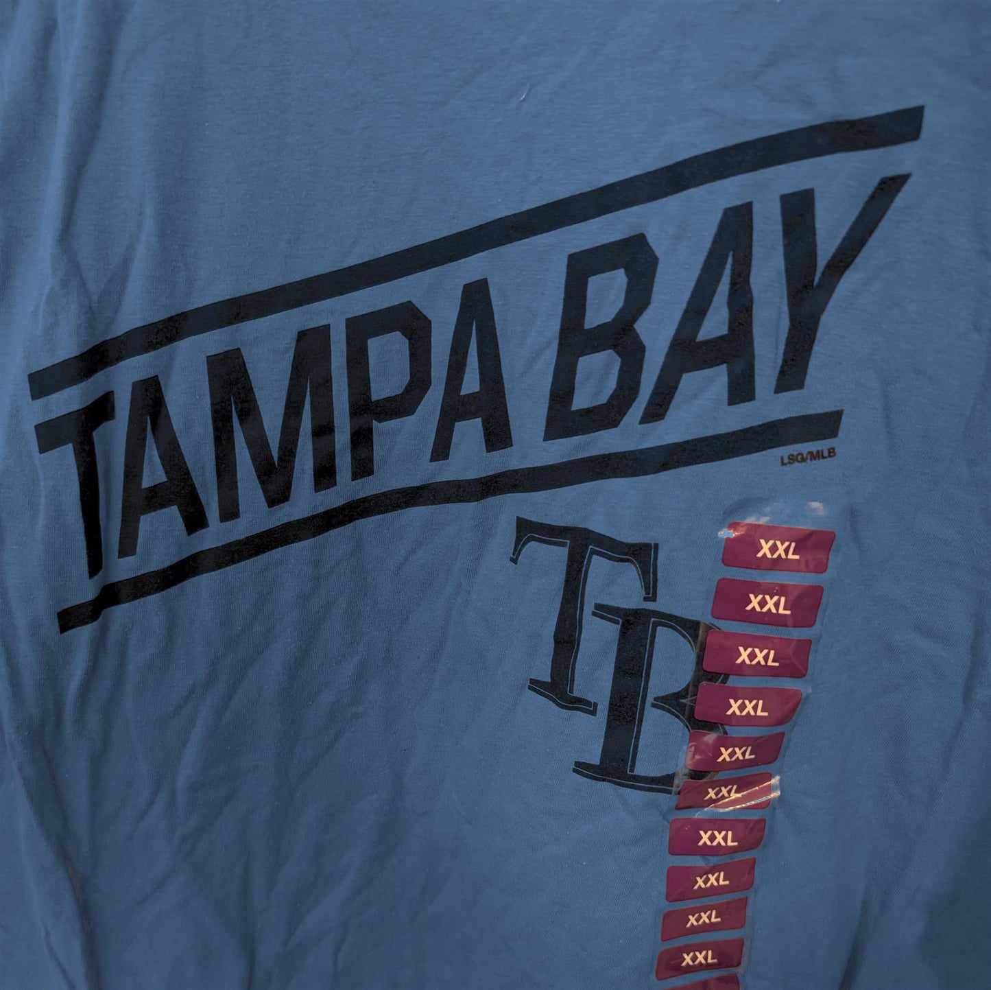 Genuine Merchandise Tampa Bay Rays Blue Logo T-Shirt