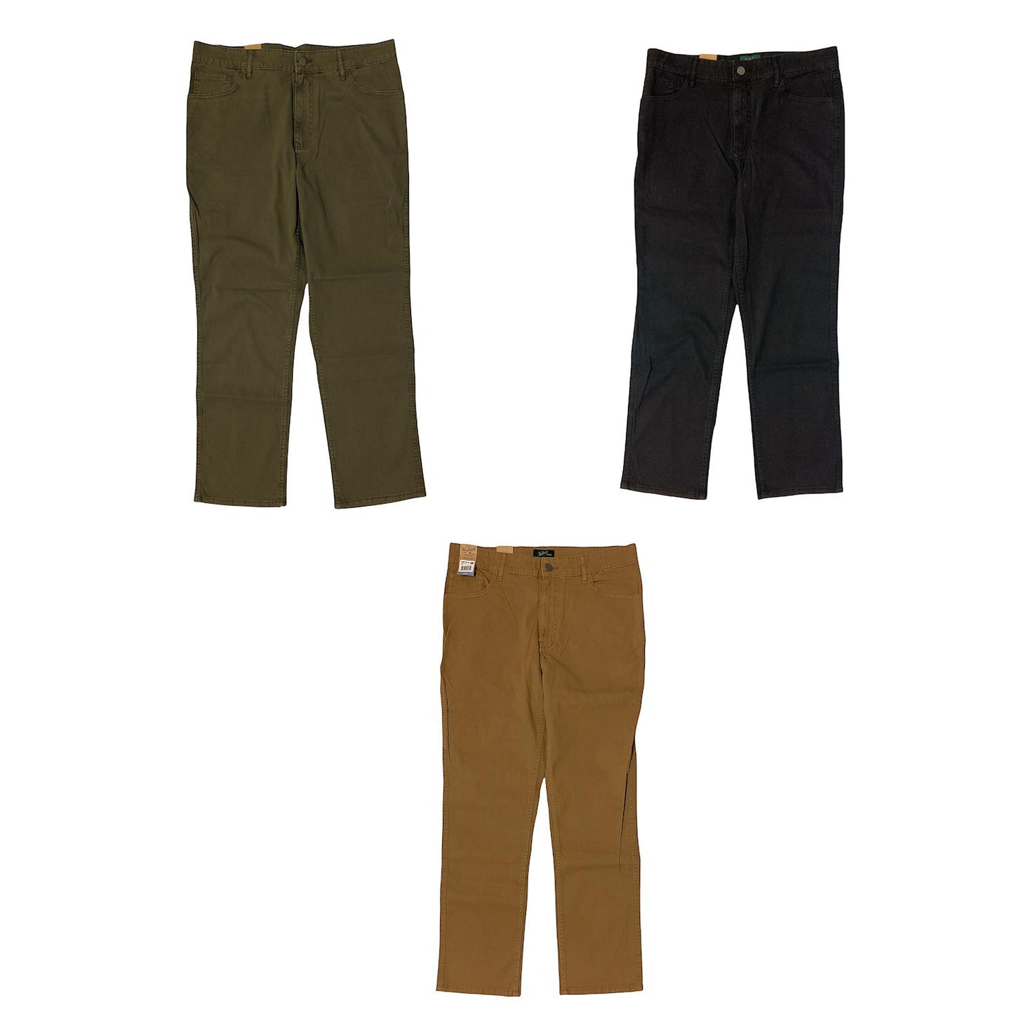 Woolrich Men's Straight Fit Stretch Fabric 5 Pocket Utility Pants