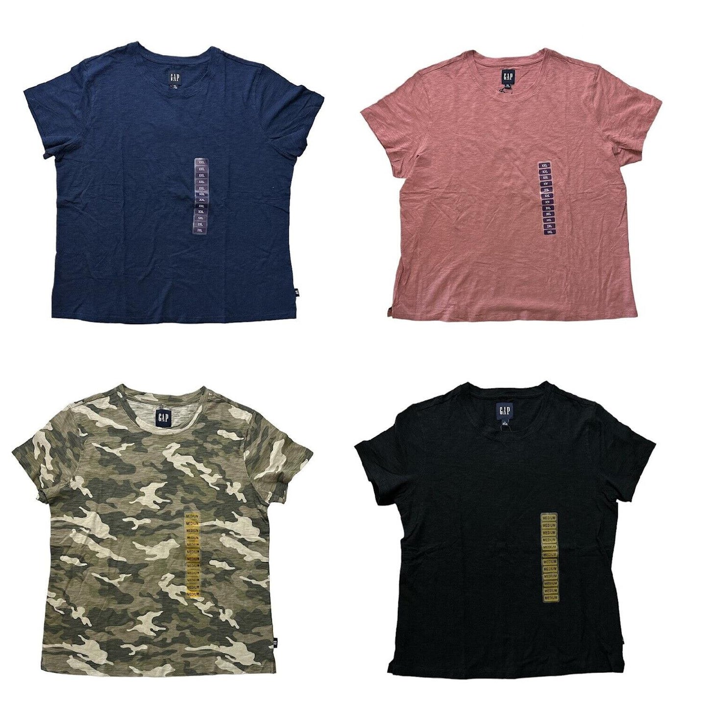 GAP Women's Relaxed Fit Short Sleeve Cotton Slub Basic Tee