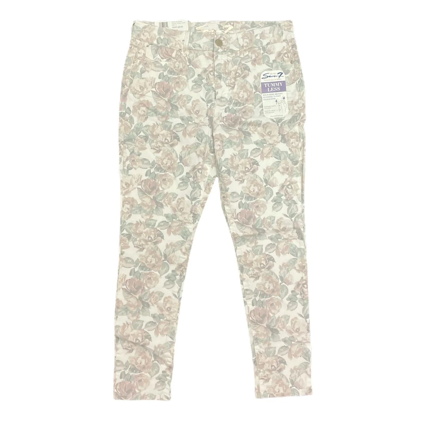 Seven7 Women's Tummyless High Rise Slimming Stretch Skinny Jeans