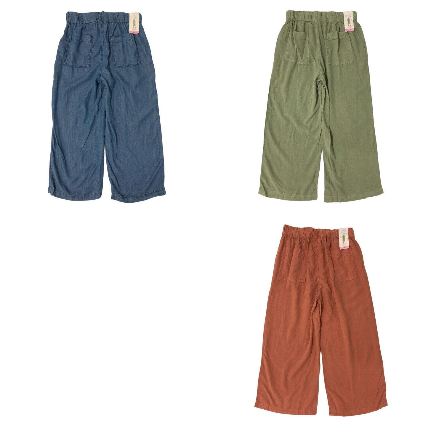 Thread & Supply Women's Super Soft Relaxed Fit Wide Leg Crop Pants