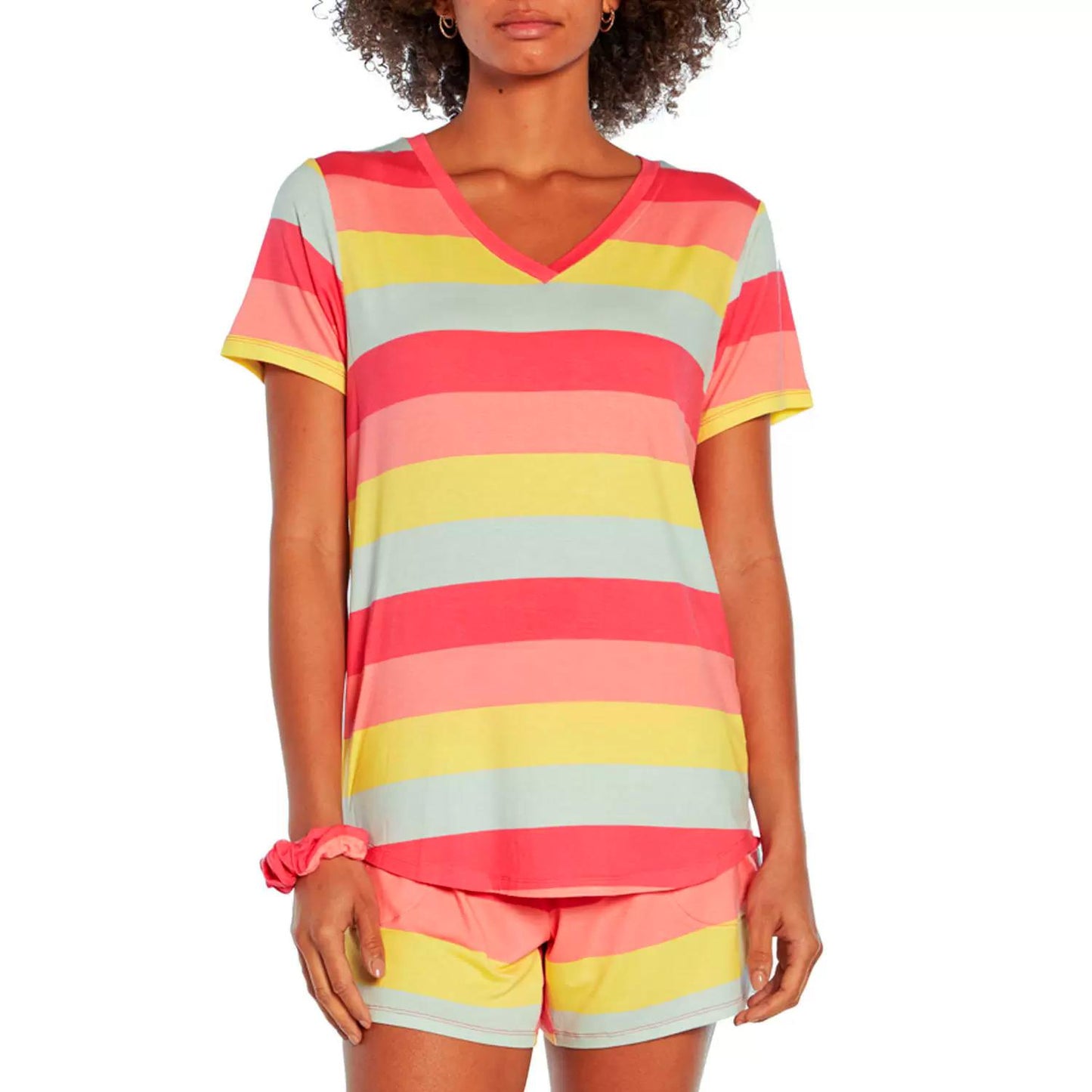 Wildfox Women's Lightweight Jersey Knit 3-Piece Short Set