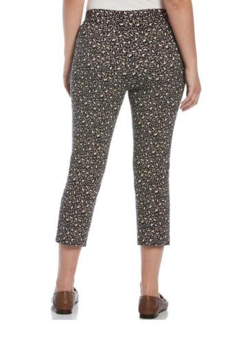 Rafaella Women's Pull-On Split Seam Waistband Stretch Comfort Capri