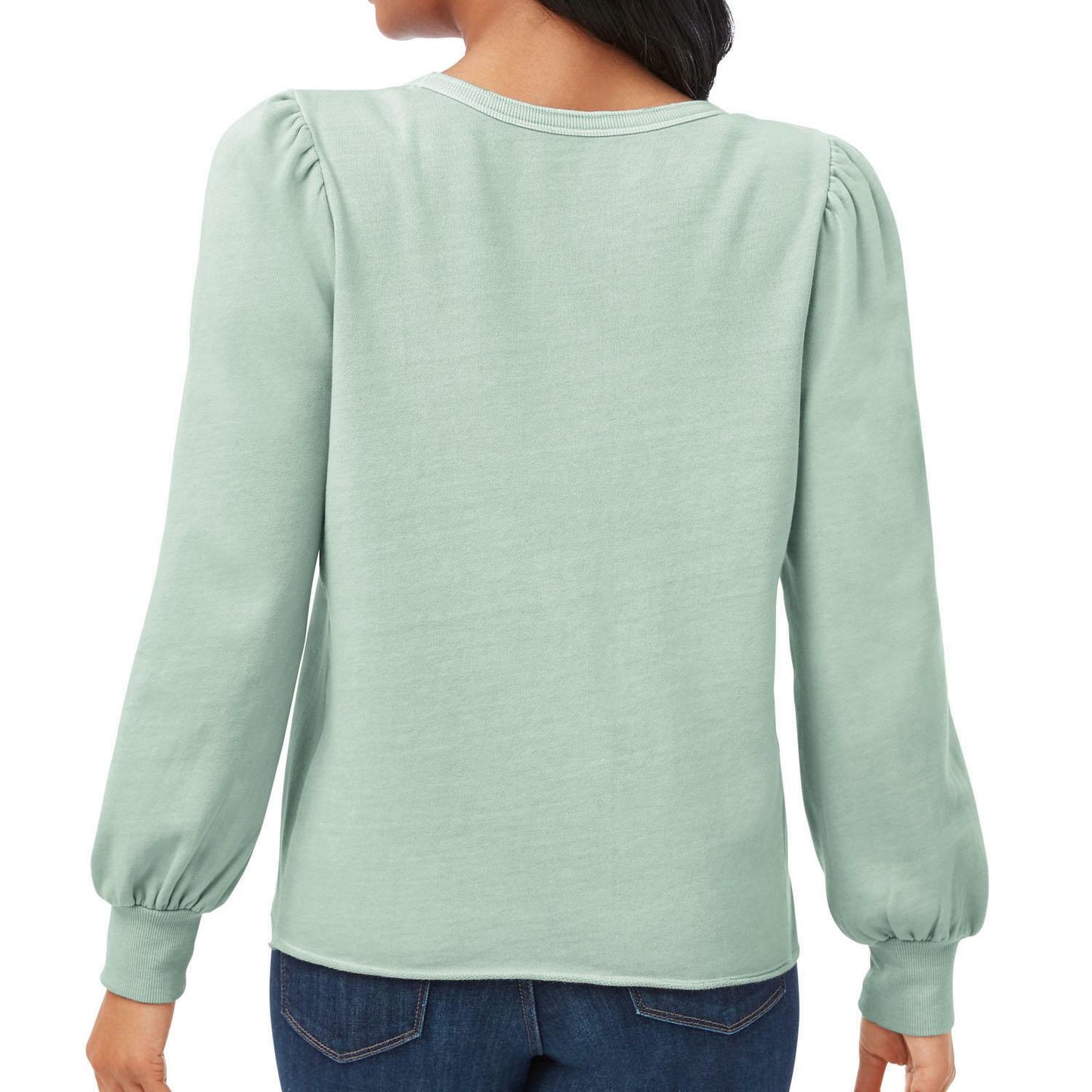 Member's Mark Women's French Terry Puff Sleeve Sweatshirt