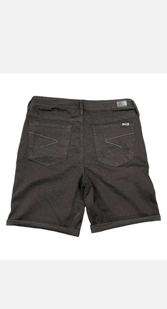 Seven7 Women's Plus Size Soft Stretch Sunset Bermuda Shorts 24W