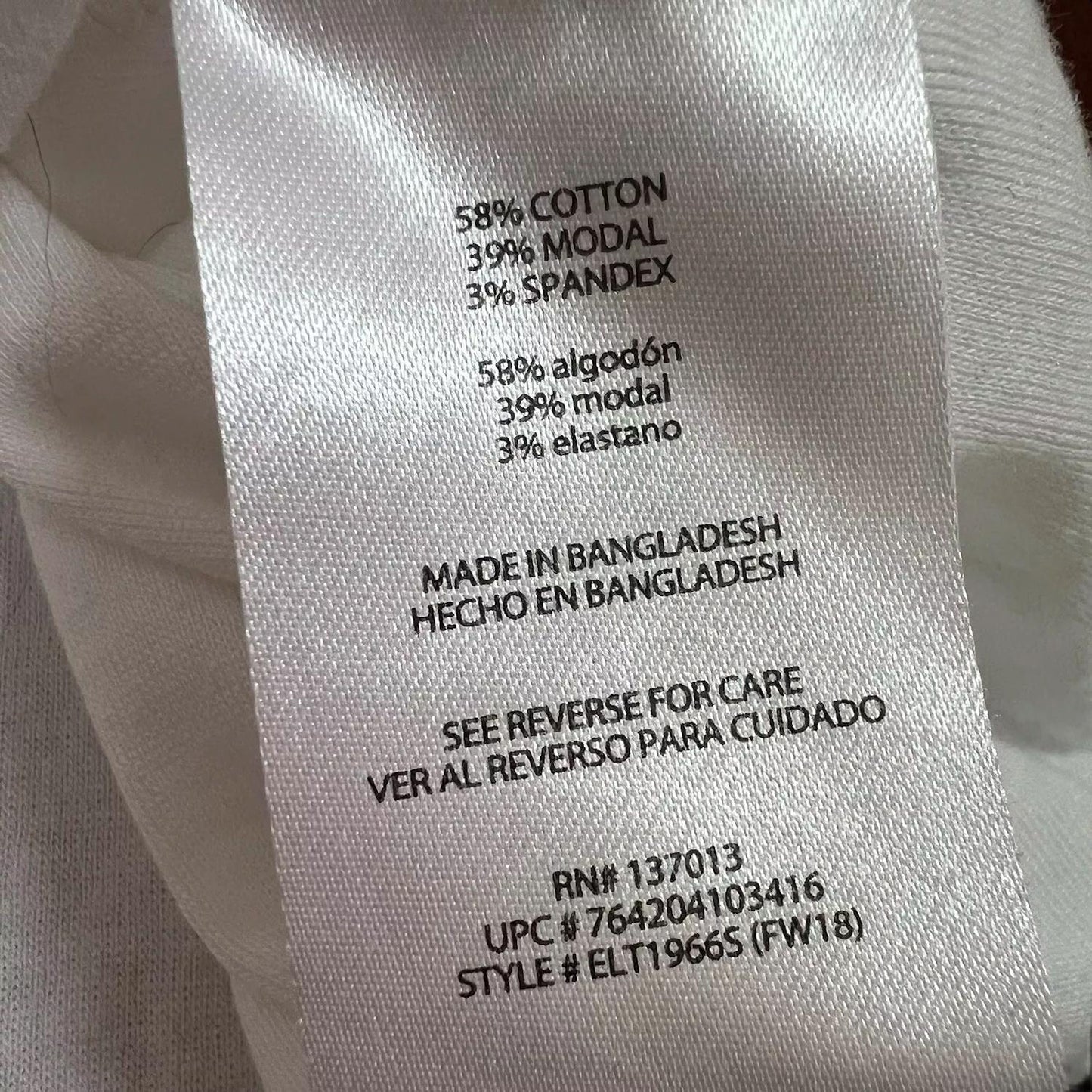 Eddie Bauer Women's Long Sleeve V-Neck Shirt White XL