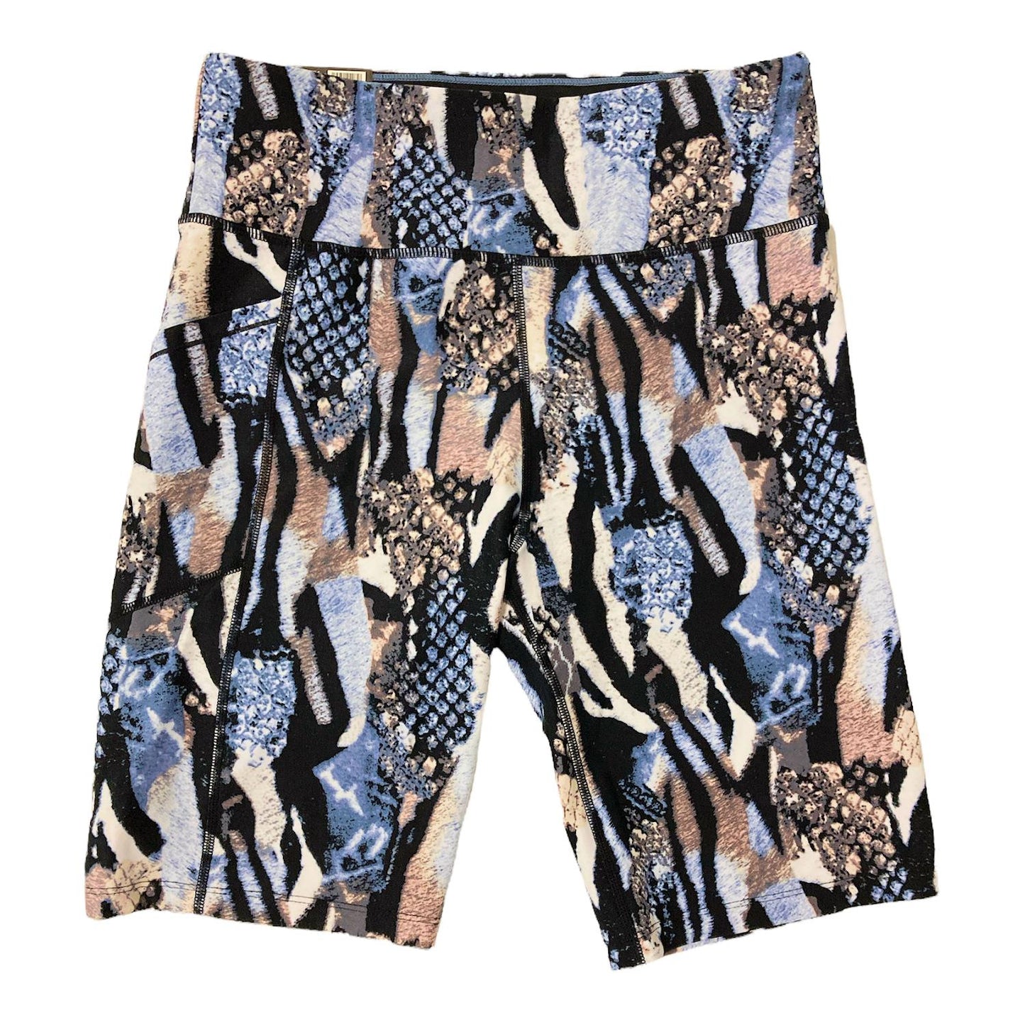 Calvin Klein Womens High Rise Fashion Print Bike Shorts