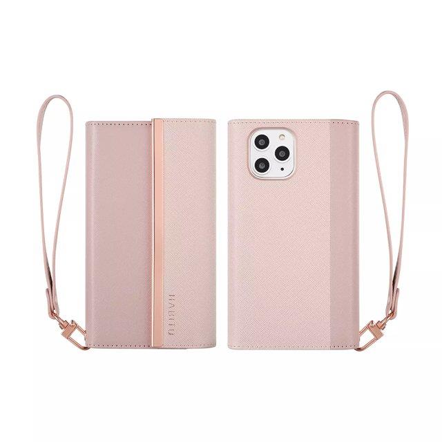 HABITU iPhone 11 Pro Max XS Max - Eris Tri-Fold Wallet Case - Vegan Leather (Pink)