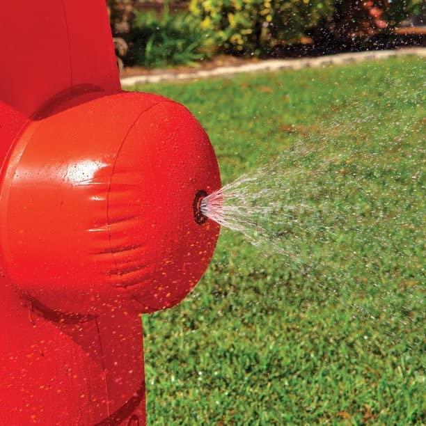 Big Hydrant Sprinkler Over 6ft Tall, Red