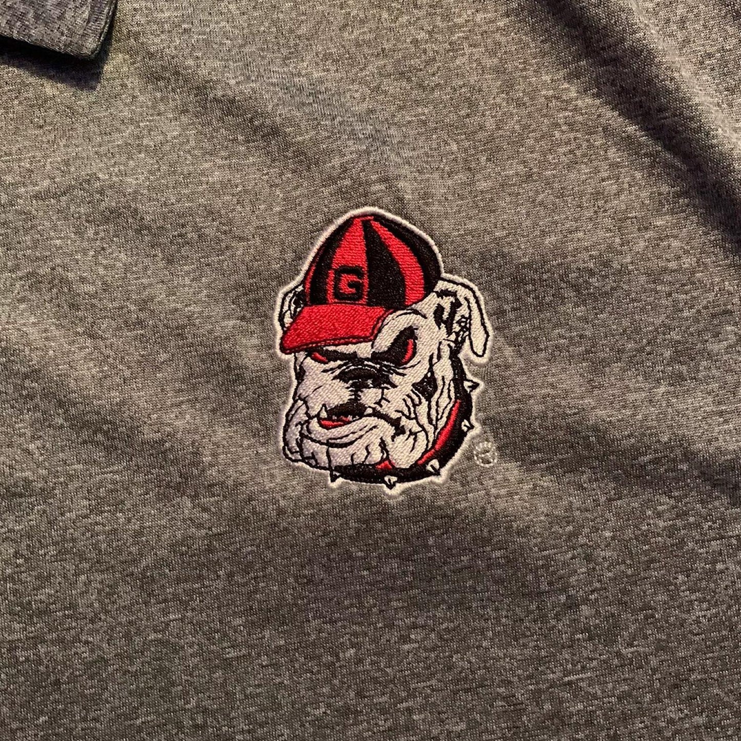 Champion Georgia Bulldogs Adult Polo Golf Shirt with Logo L