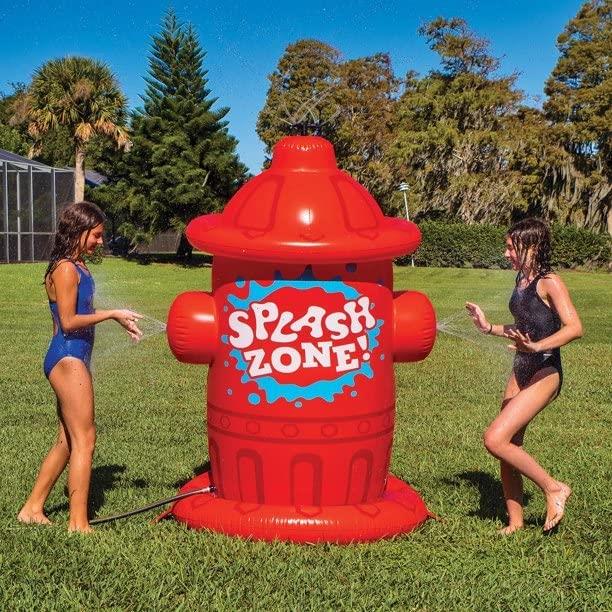 Big Hydrant Sprinkler Over 6ft Tall, Red