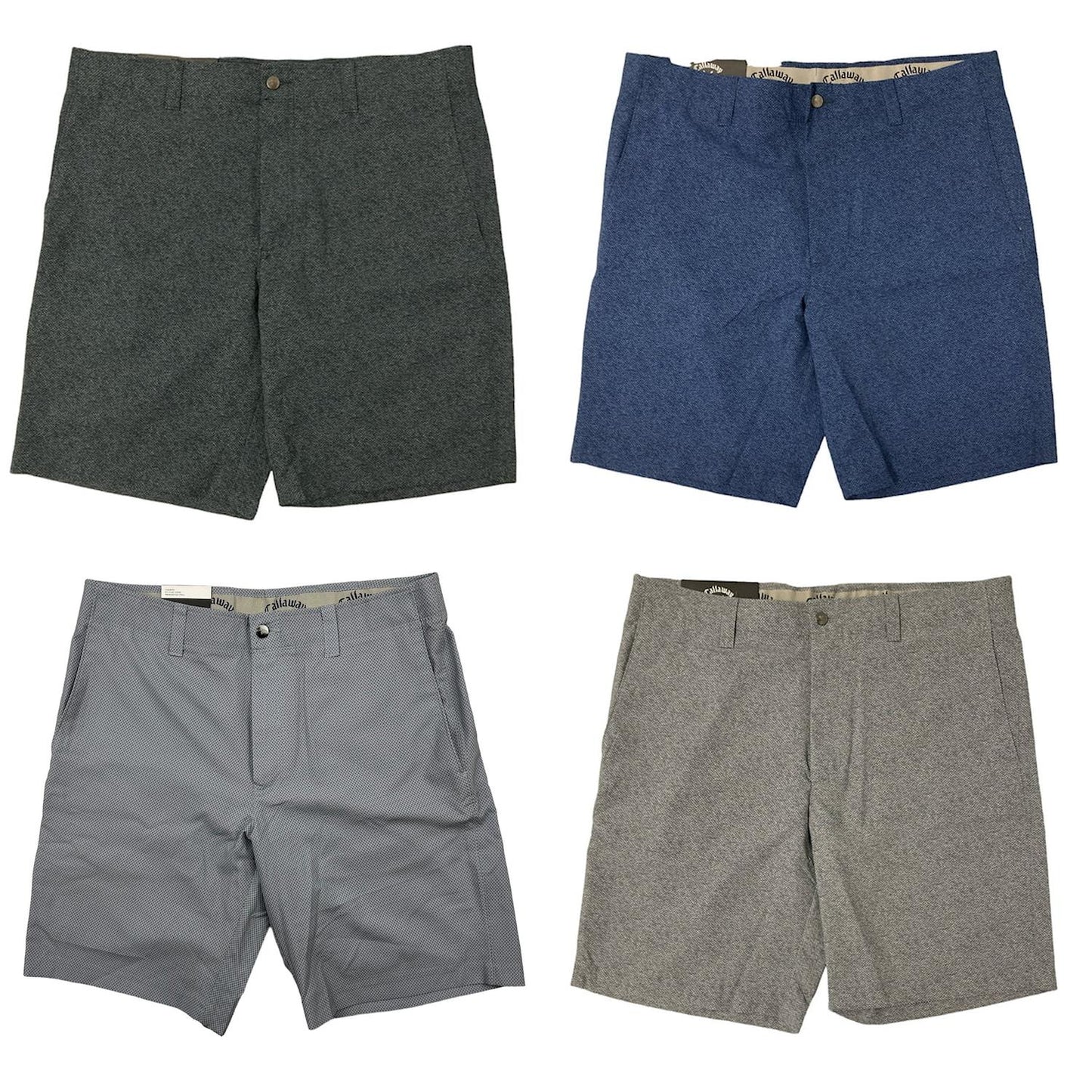 Callaway Men's Performance Flat Front Short with Active Flex Waistband Opti Dri Media Pocket