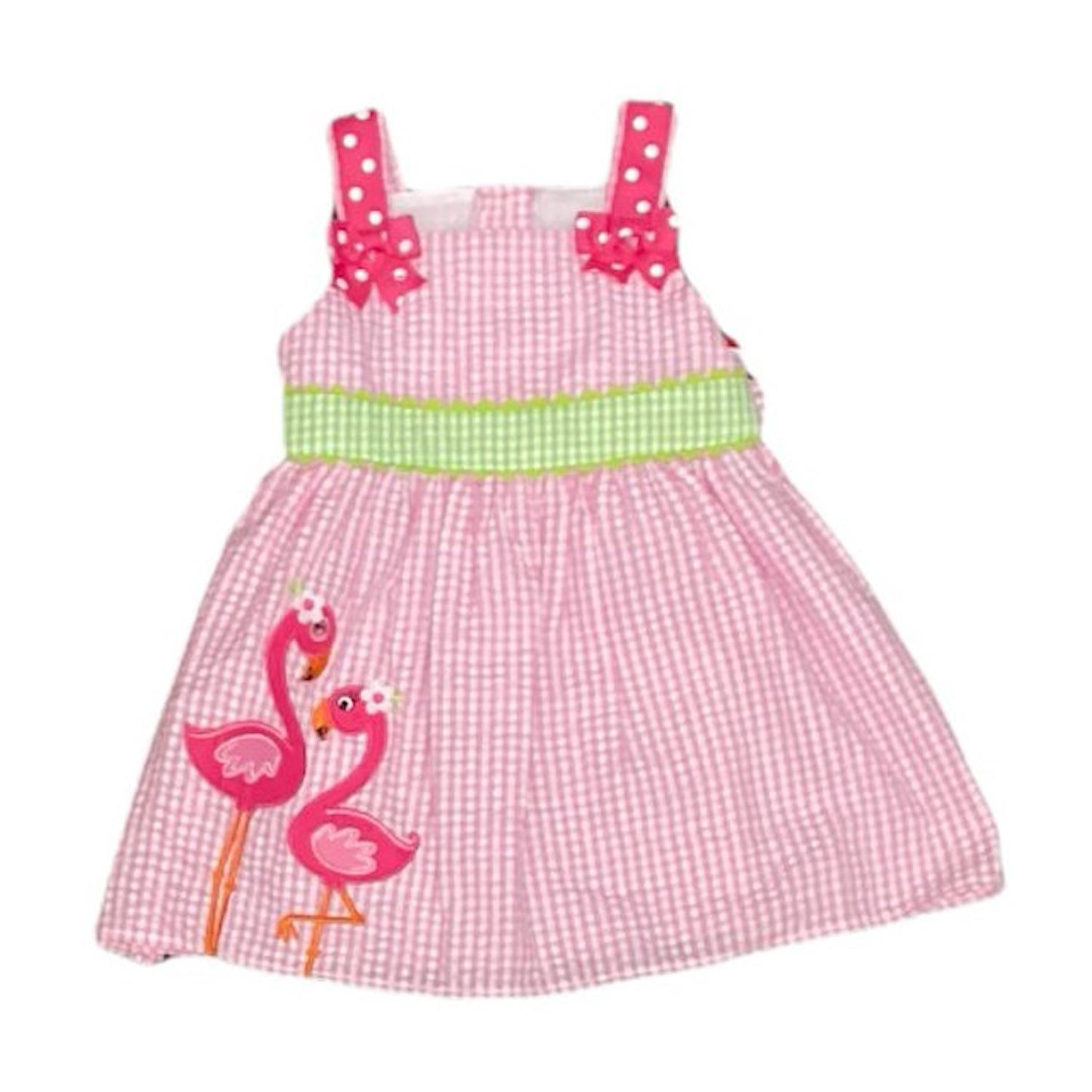 Emily Rose Girl's Cute Soft & Colorful Seersucker Sleeveless Sun Dress