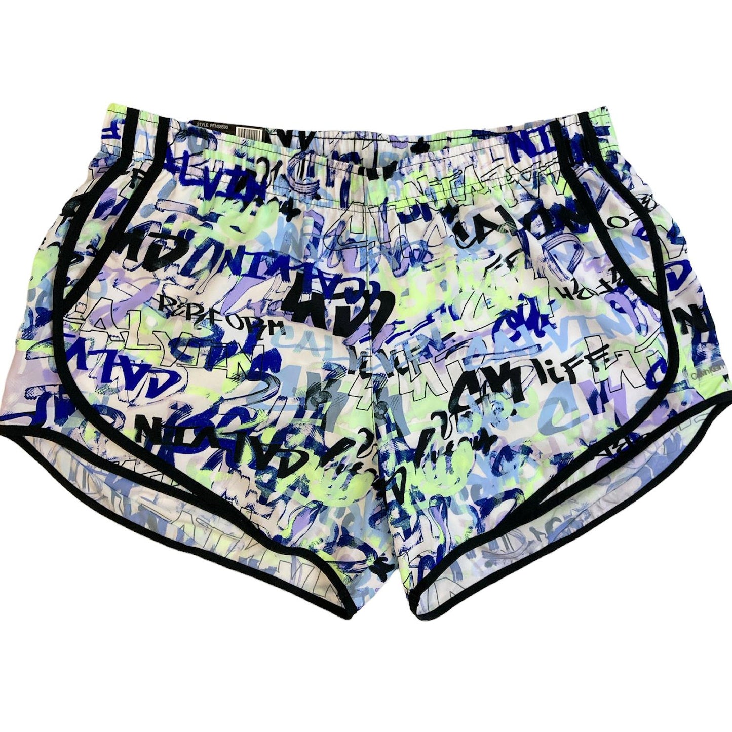 Calvin Klein Womens Comfortable Fashion Print Running Shorts