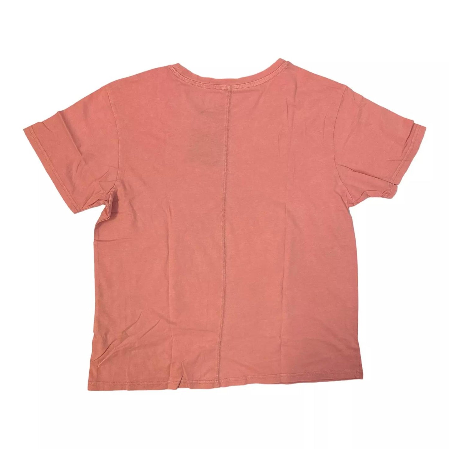 KISS Women's World Tour '84 Rock Band Graphic Printed Short Sleeve T-Shirt Tee Pink