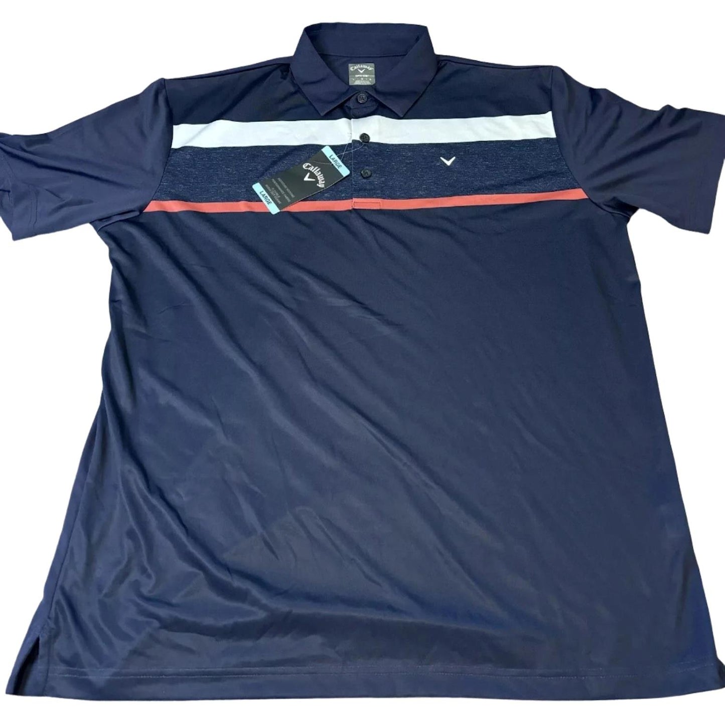 Callaway Opti-Dry Moisture Wicking Men's Golf Performance Polo Shirt