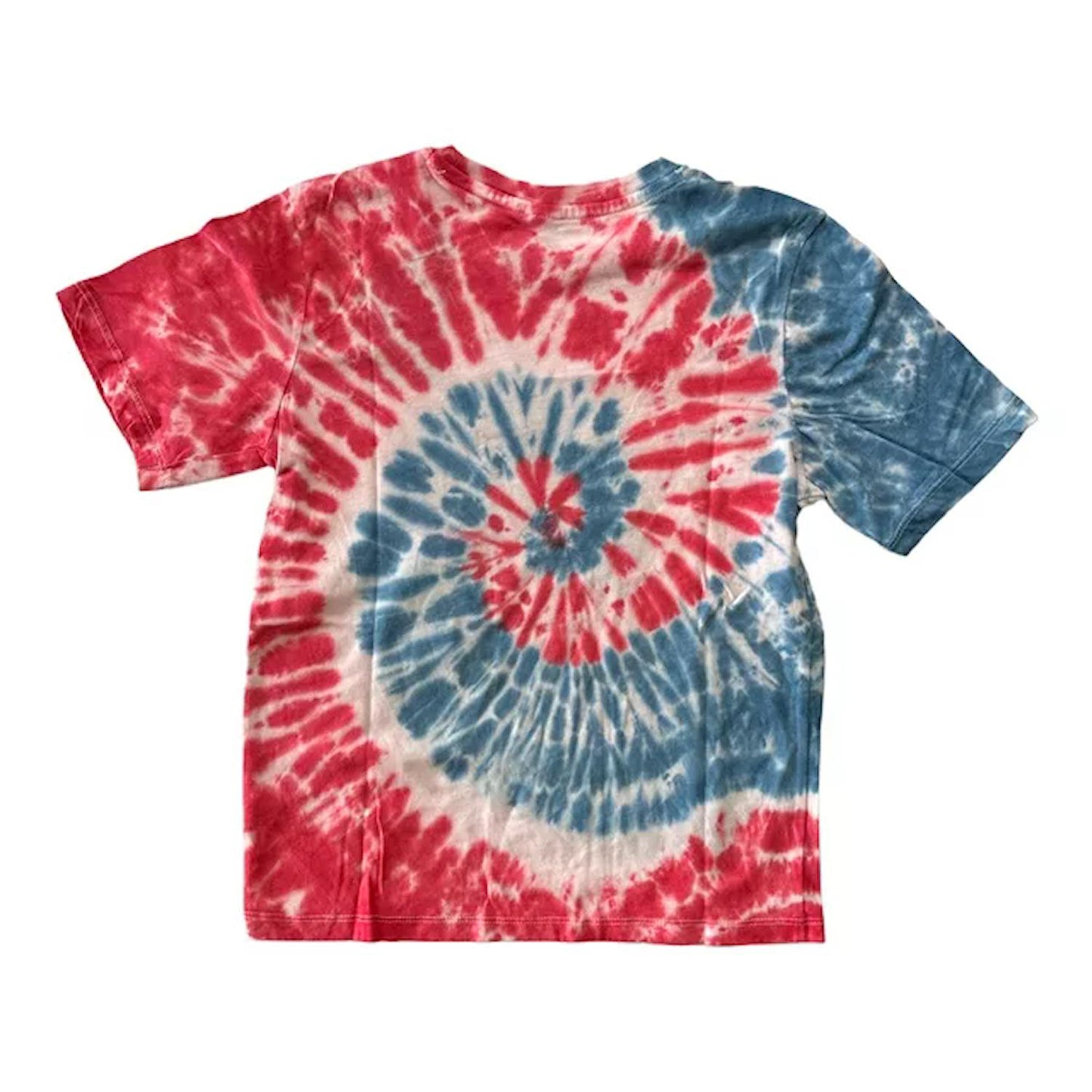 The Rolling Stones Boy's Tie Dyed Graphic Screen Print Short Sleeve T-Shirt M