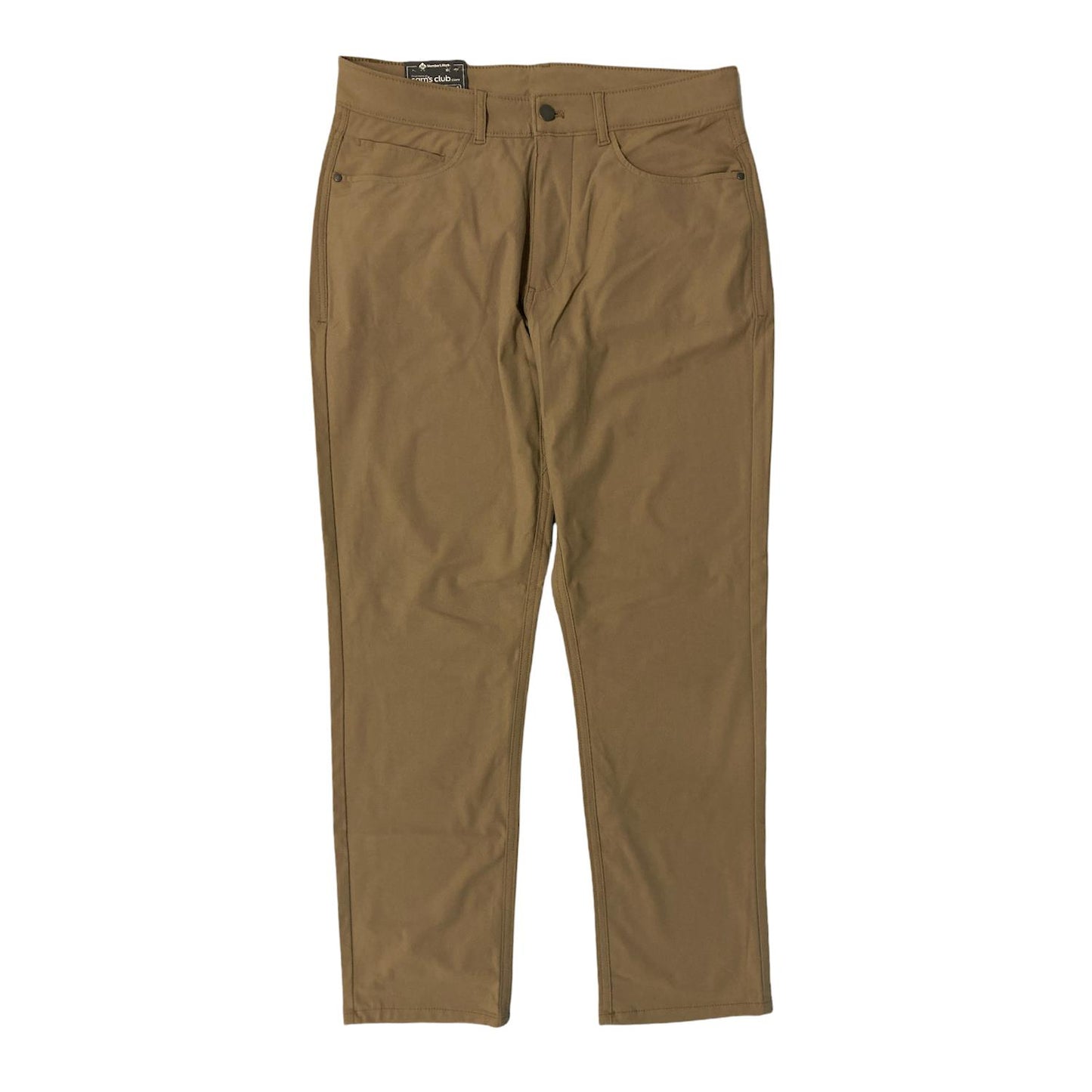 Member's Mark Men's Performance Straight Fit Benton Pant Sandrock Tan