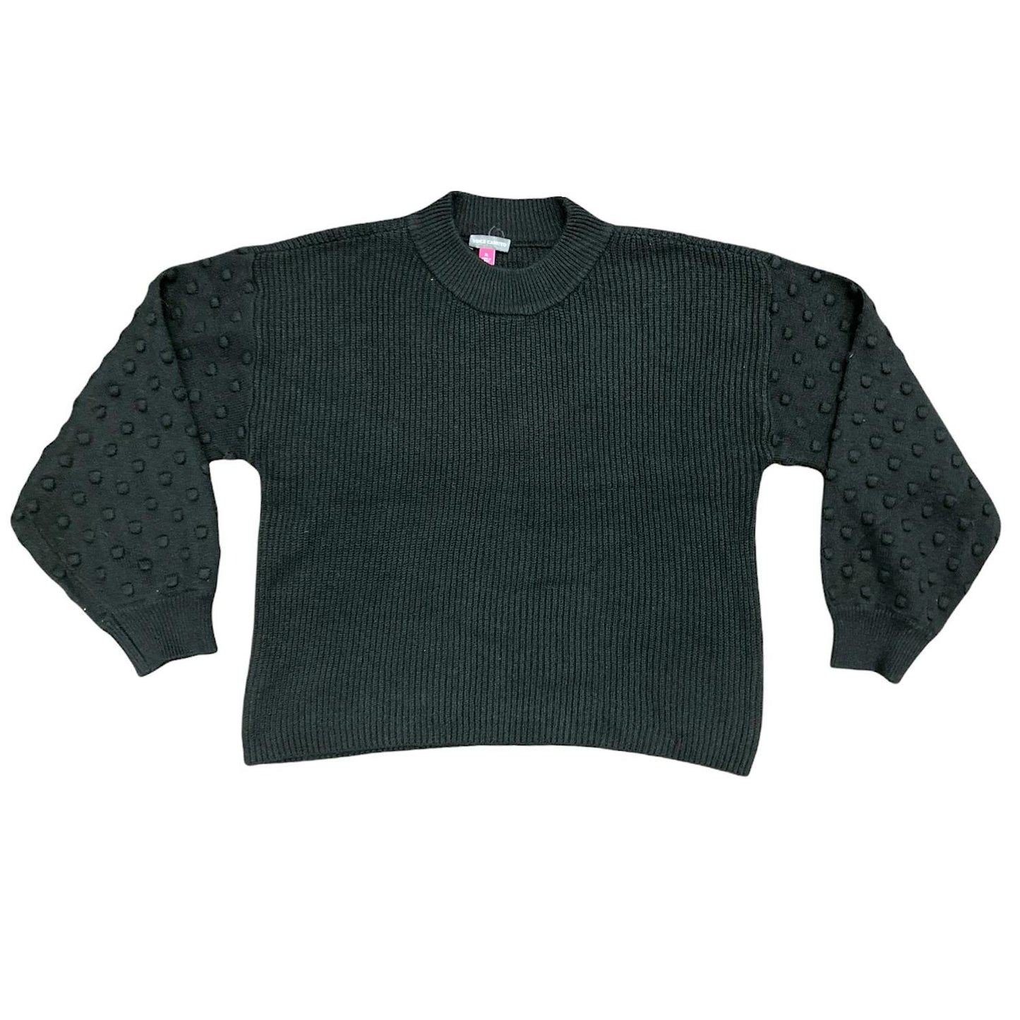 Vince Camuto Women's Bobble Stitch Sleeve Pullover Sweater