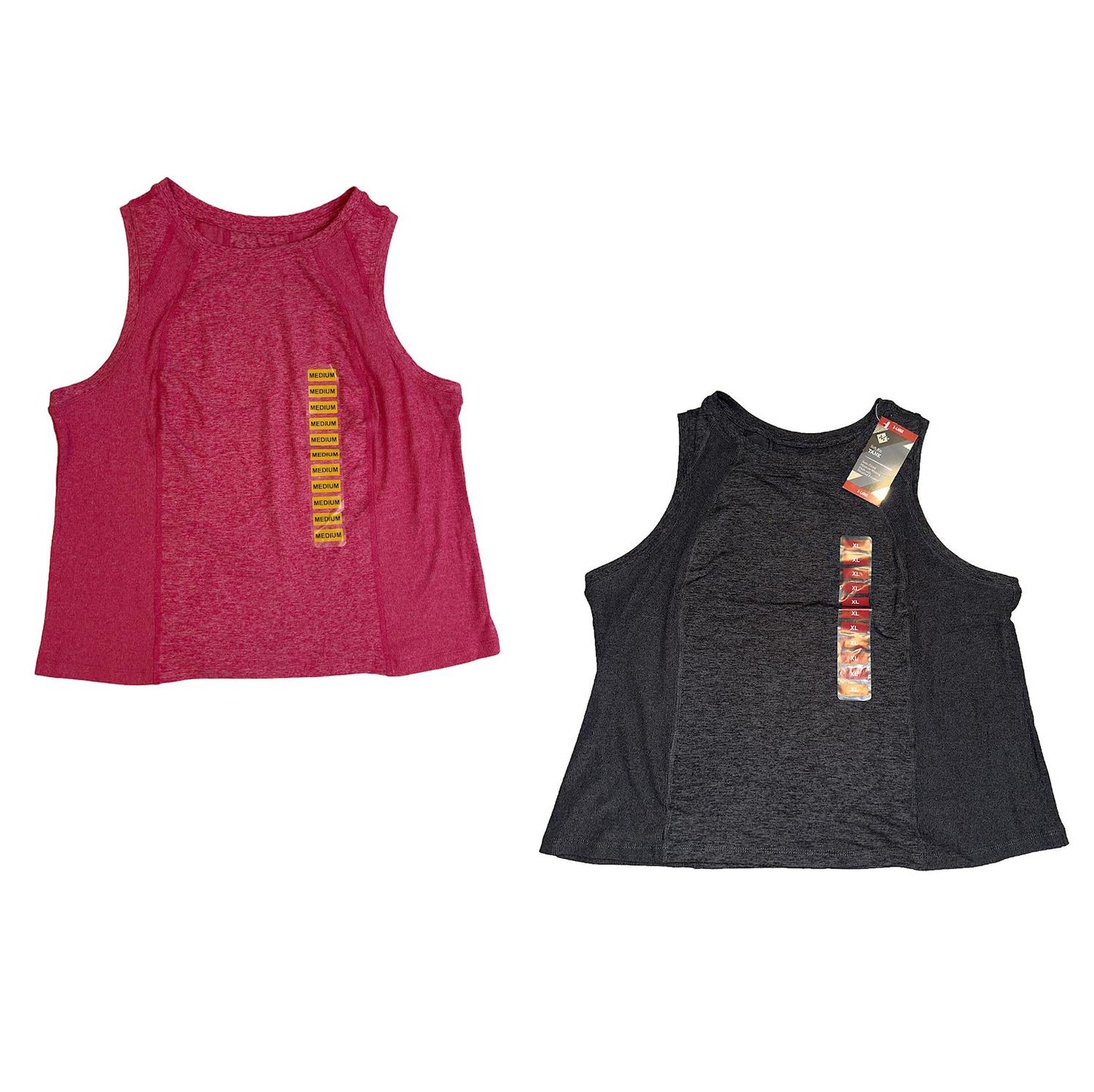 Member's Mark Women's Semi-Fitted Soft Rib Cropped Tank Top