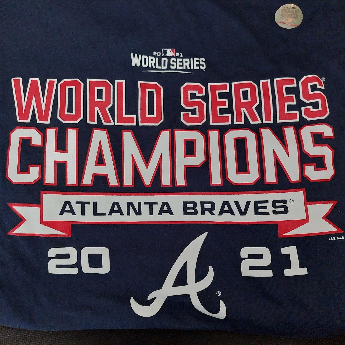 Atlanta Braves 2021 World Series Champions T-Shirt Genuine Merchandise