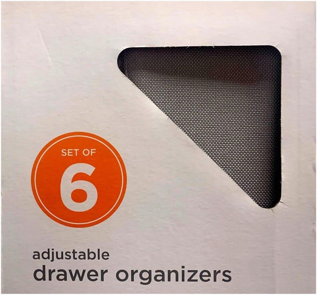 Neatfreak Adjustable Drawer Organizers - Set of 6