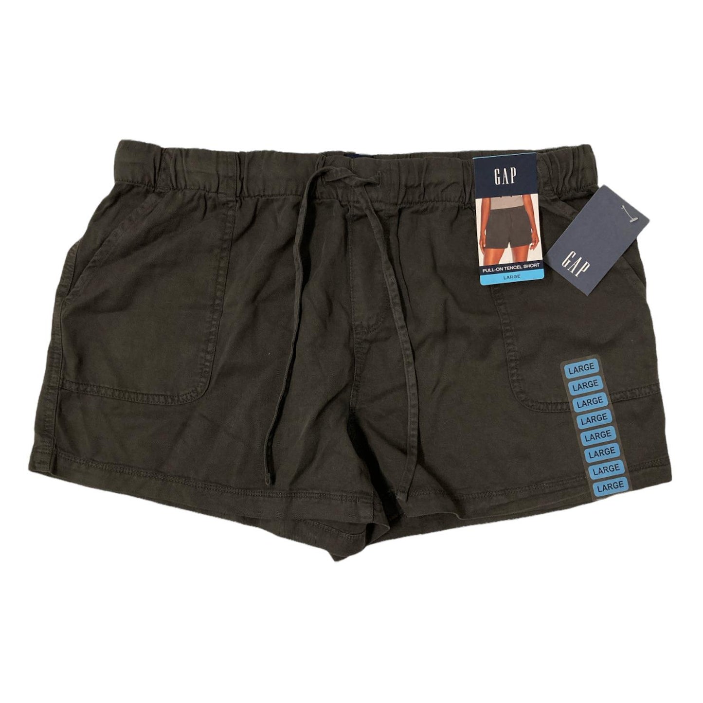 GAP Women's Drawstring Pull-On Tencel Shorts