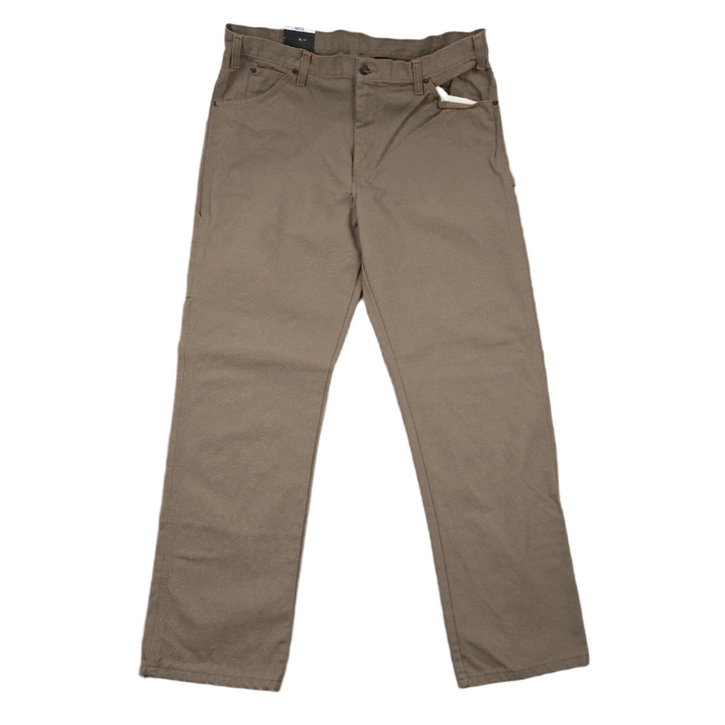 Dickies Mens Relaxed Fit Straight Leg Carpenter Duck Jeans Beige 36x32
