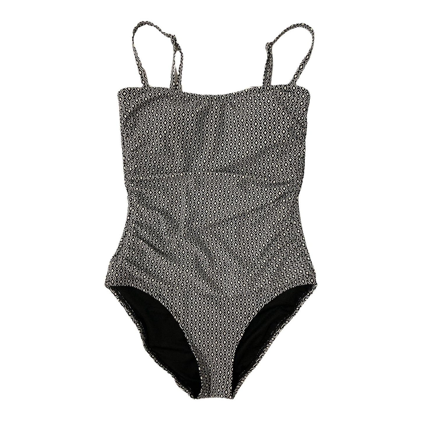 DKNY Women's One Piece Bandeau Maillot Swimsuit