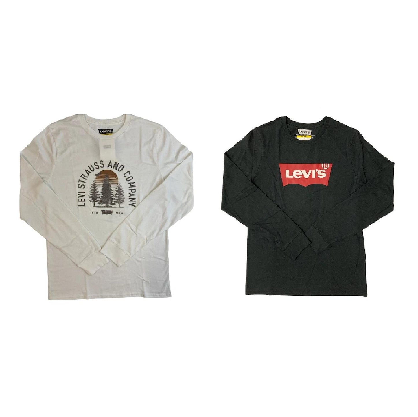 Levi's Men's Classic Fit Long Sleeve Graphic Logo T-Shirt